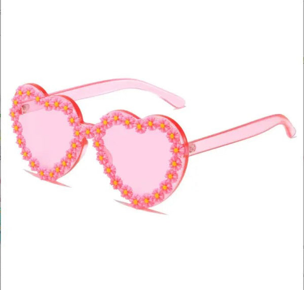 Kids Heart Sunglasses - In Floral