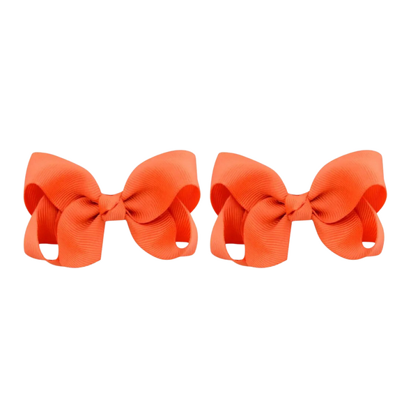 Mini Chic Bows - in Orange