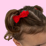 Petite Butterfly Bows - in Rosy