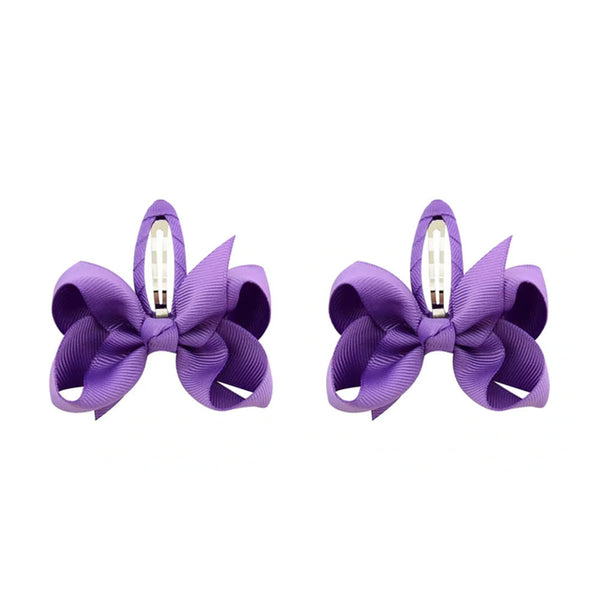 Chic Bow Clips - in Lavender
