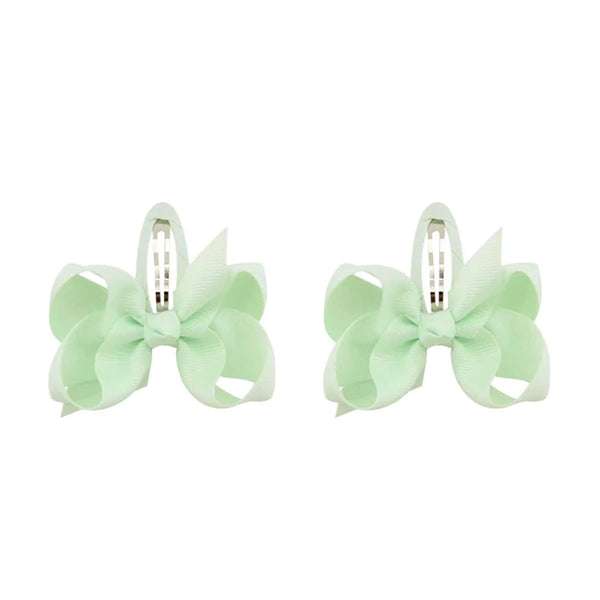 Chic Bow Clips - in Seaglass