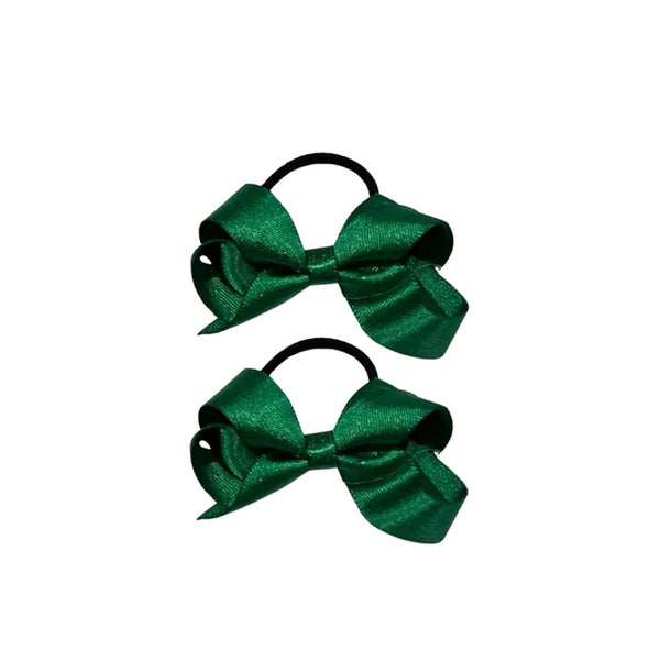 Metallic Bow Hairties - in Green