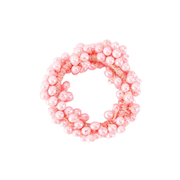 Pretty Pearl Scrunchie - in Pink