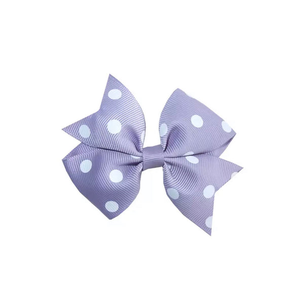 Sweet Dotty Bow - in Lilac