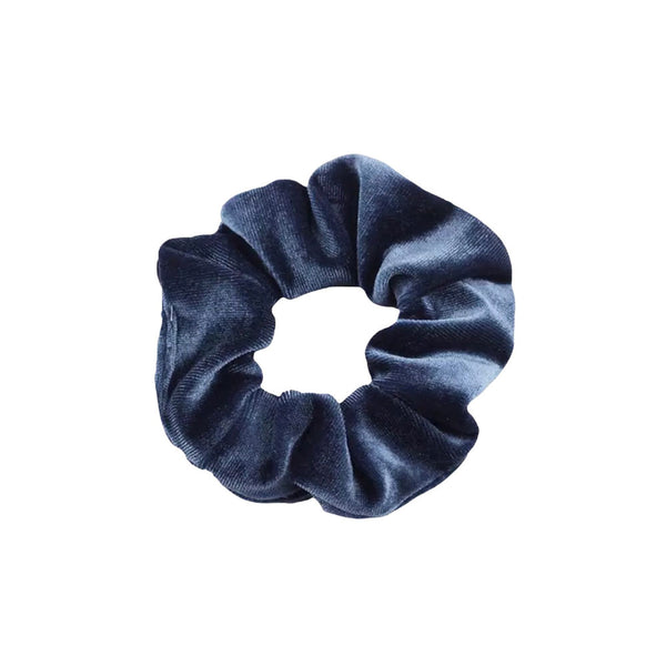 Very Velvety Scrunchie - in Blue