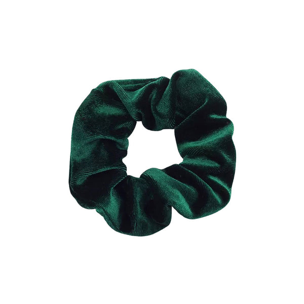 Very Velvety Scrunchie - in Green