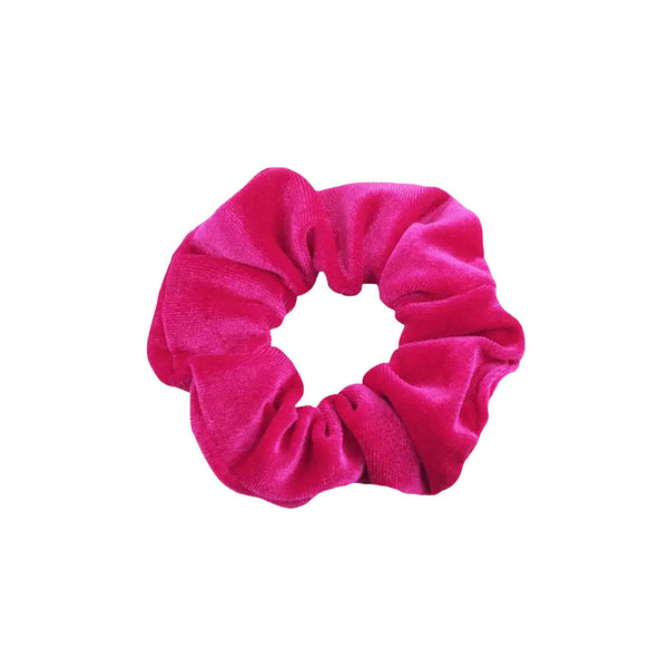 Very Velvety Scrunchie - in Pink