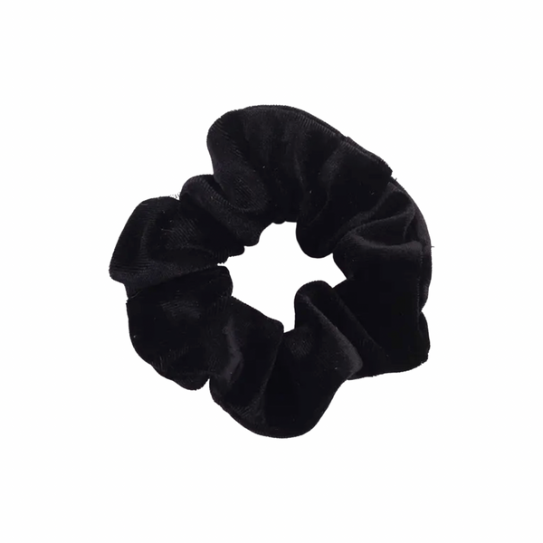 Very Velvety Scrunchie - in Black