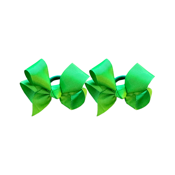 Chic Bow Hairties - in Green