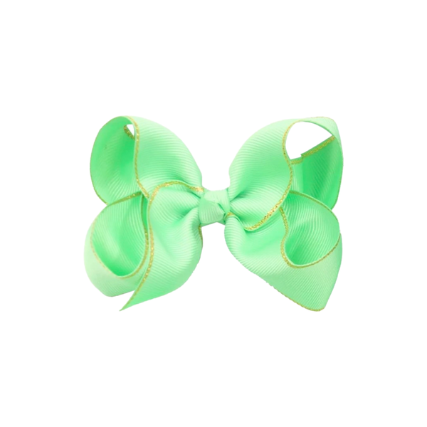 Gold Edge Bow - in Mint