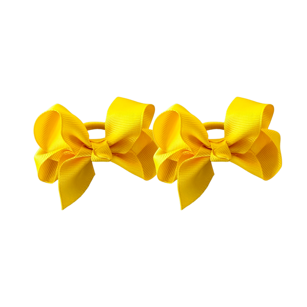 Chic Bow Hairties - in Sunshine