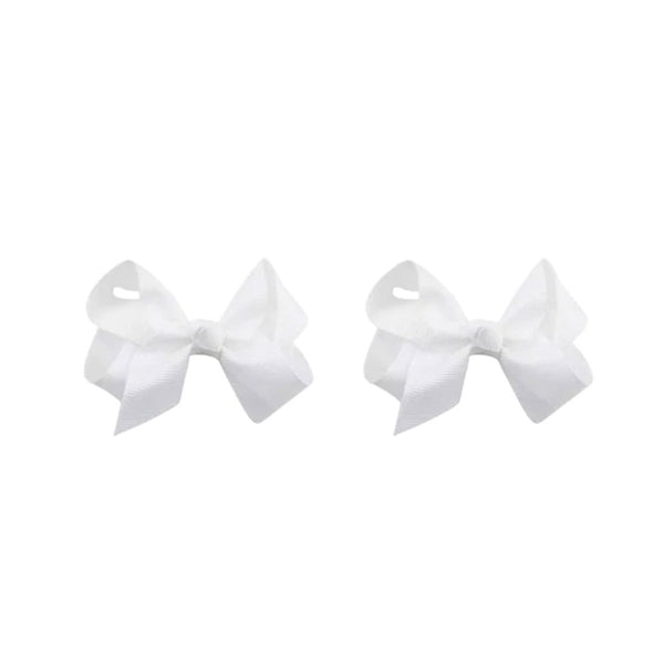 Petite Chic Bows - in White